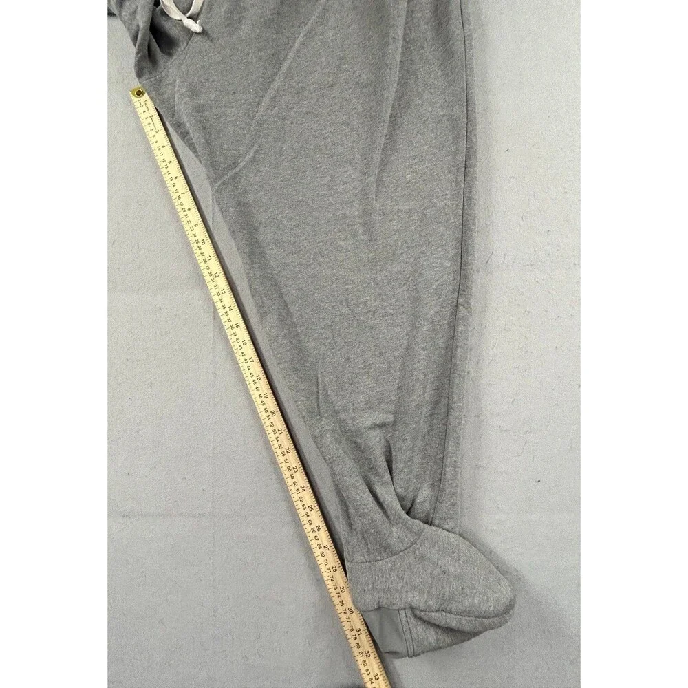 Feejays Pajamas Adult Footsie Gray Sweat Pant Footed Footie PJs 4X
